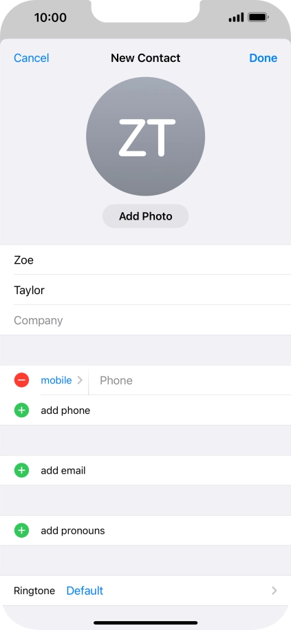 Press Phone and key in the required phone number. Press Phone and key in the required phone number.