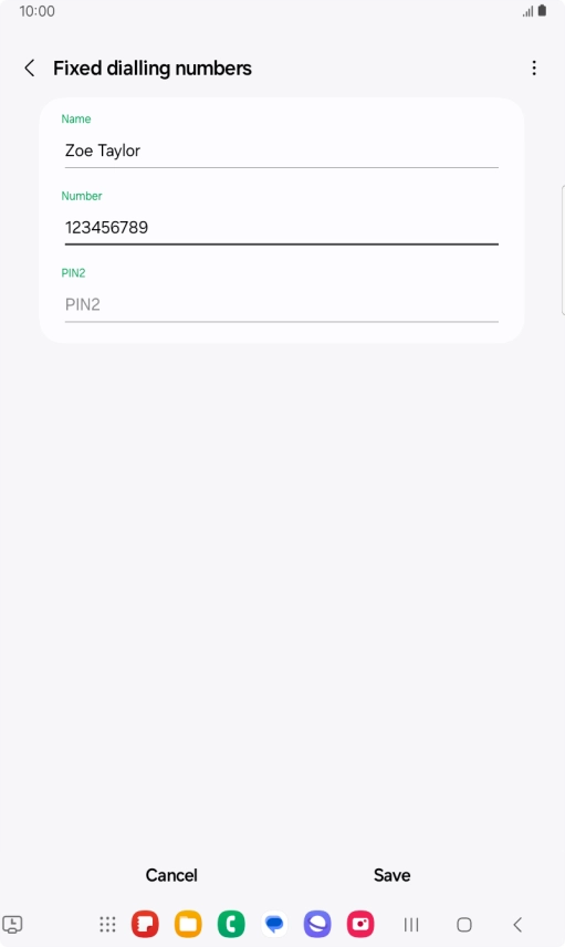 Press PIN2 and key in your PIN2. The default PIN2 is 1111. Press PIN2 and key in your PIN2. The default PIN2 is 1111.
