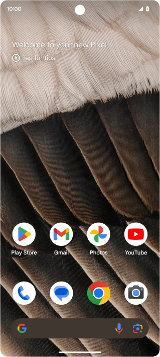 When the battery charging icon is displayed, the battery is charging.