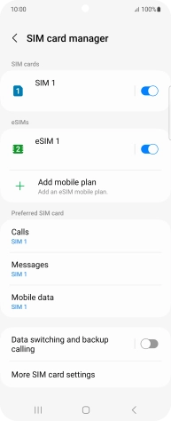 Press the required price plan.