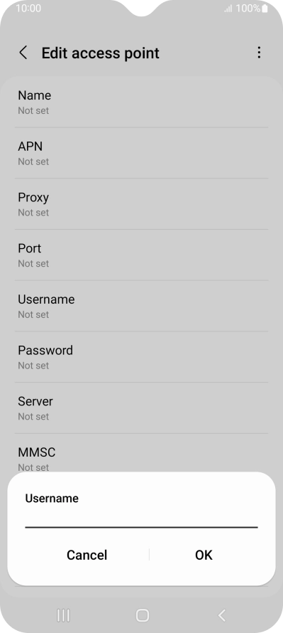 Key in wap and press OK.