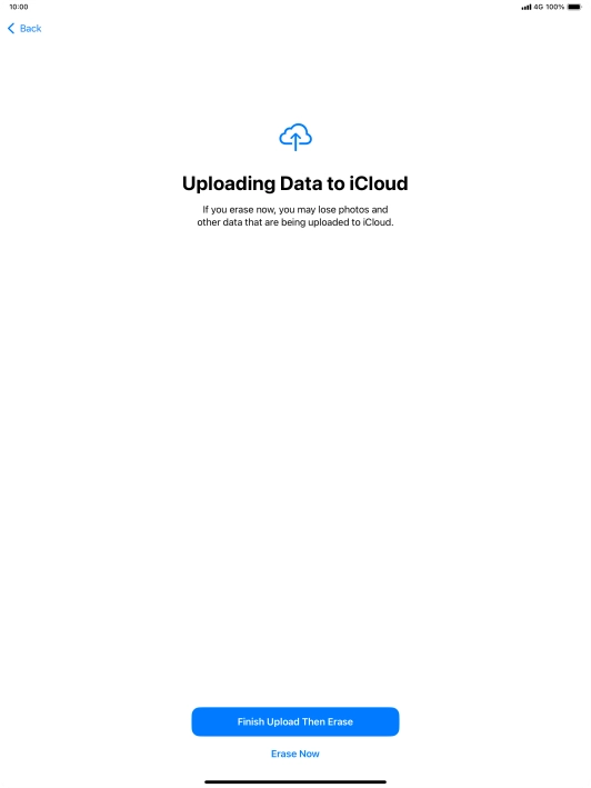 Press Erase Now. Press Erase Now.