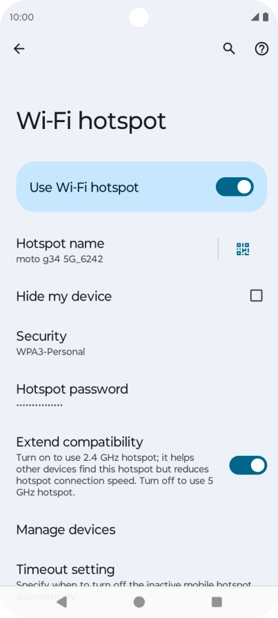 Press the Home key to return to the home screen.