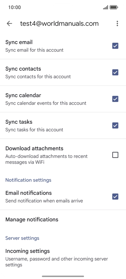 Press the field next to Press the field next to