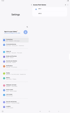 Press the Home key to return to the home screen.
