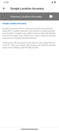 If you press the indicator next to 