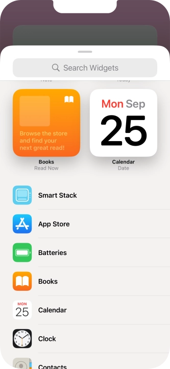 Press Smart Stack.