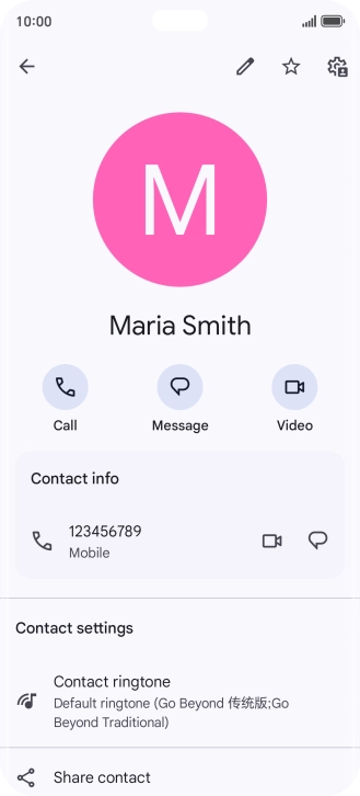 Slide your finger upwards starting from the bottom of the screen to return to the home screen.