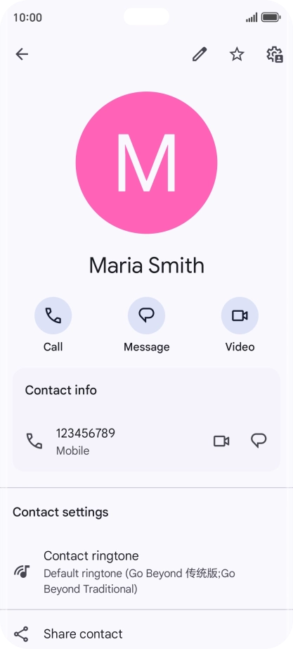 Slide your finger upwards starting from the bottom of the screen to return to the home screen.