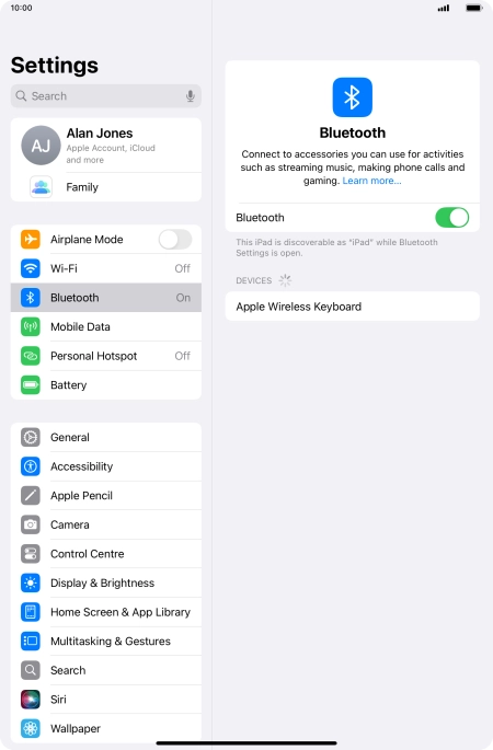 Slide your finger upwards starting from the bottom of the screen to return to the home screen.