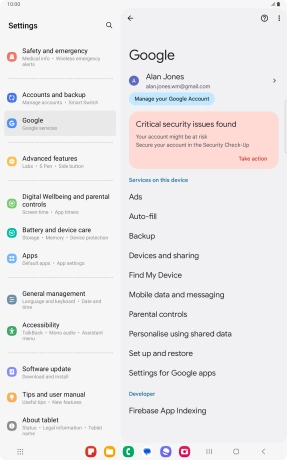 Press Find My Device.