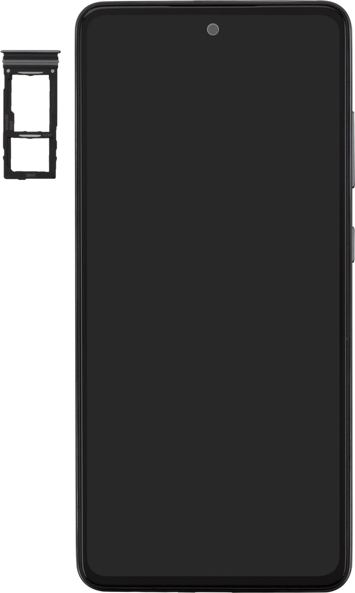 Turn the memory card so the angled corner of the memory card matches the angled corner of the memory card holder and place the card in the holder.