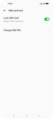 Press Change SIM PIN.