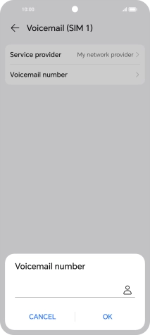 Key in +447836121121 and press OK.