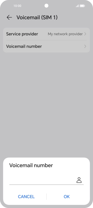 Key in +447836121121 and press OK.