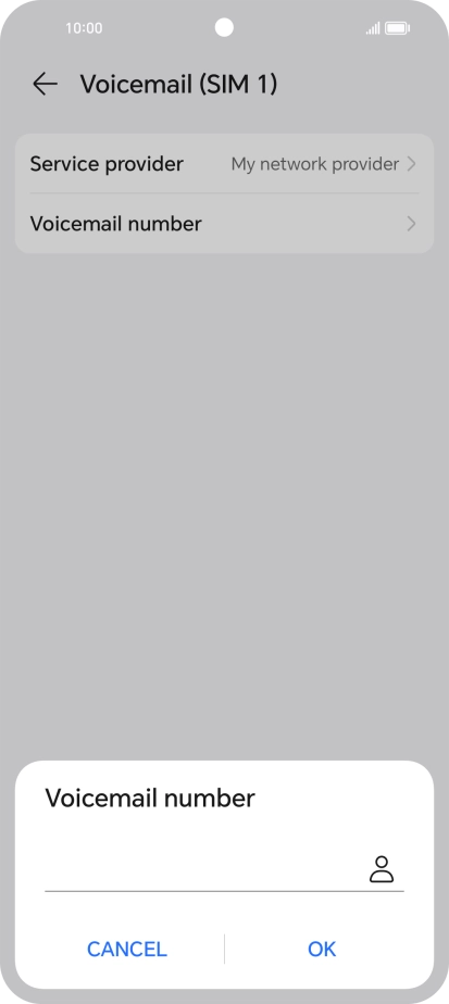 Key in +447836121121 and press OK.