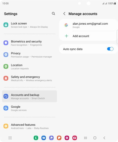 Press the Home key to return to the home screen. Press the Home key to return to the home screen.
