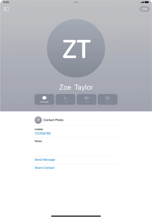 Slide your finger upwards starting from the bottom of the screen to return to the home screen.