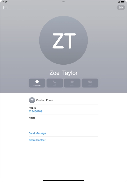 Slide your finger upwards starting from the bottom of the screen to return to the home screen.