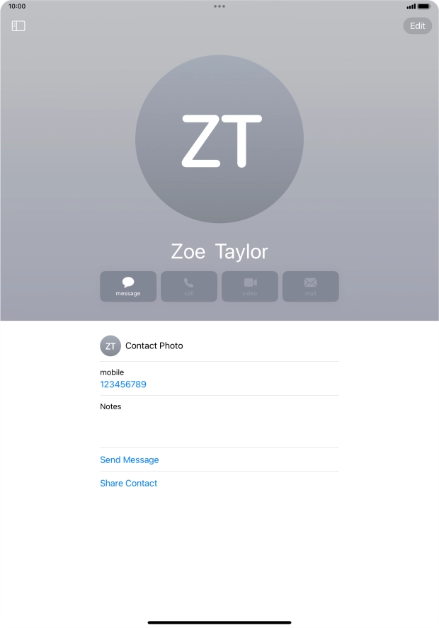 Slide your finger upwards starting from the bottom of the screen to return to the home screen.