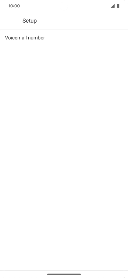 Press Voicemail number.