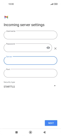 Press the field below 