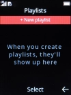 Select New playlist.