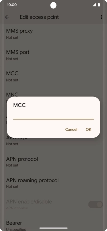 Key in 234 and press OK. Key in 234 and press OK.