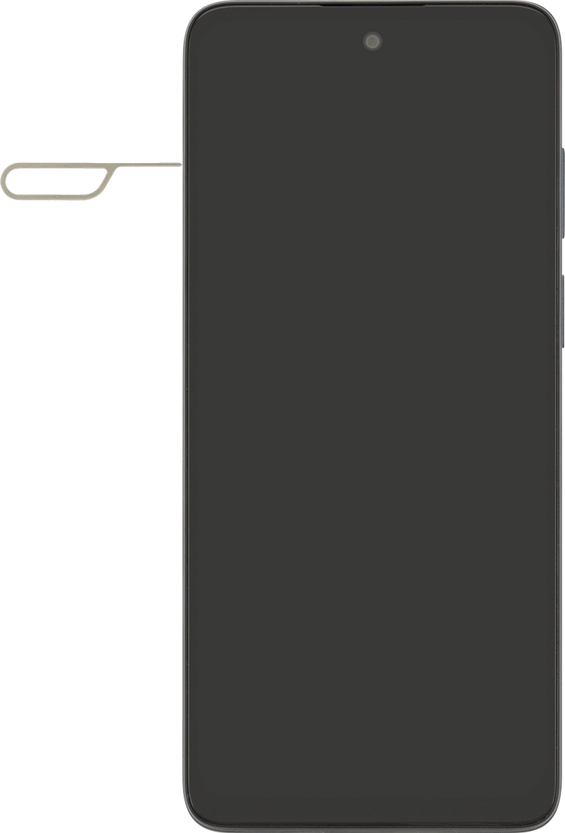 Find the opener for the card holder.