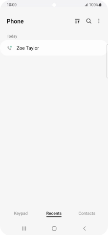 Press the required number.