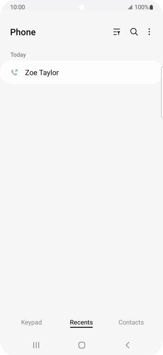 Press the required number.