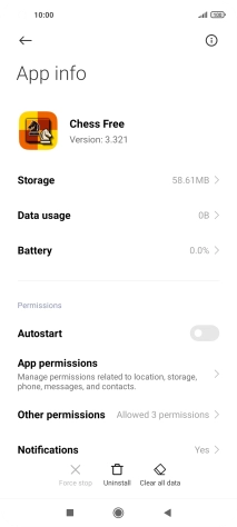 Press the Home key to return to the home screen.