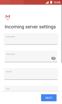 Press the field below 