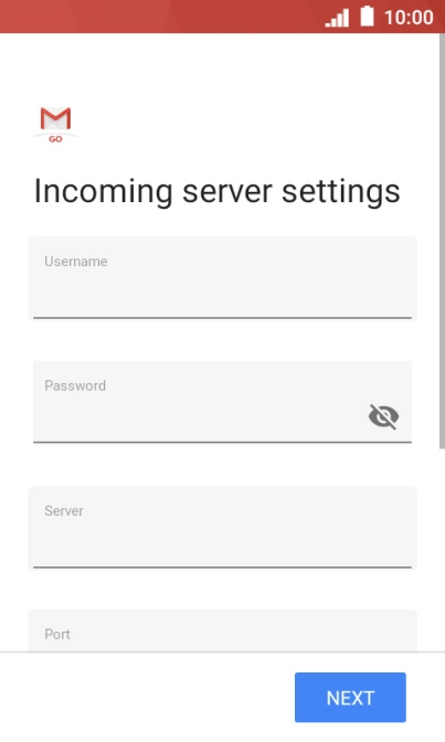 Press the field below 