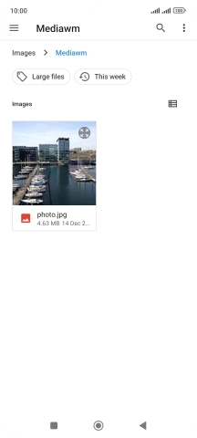 Press the required picture.