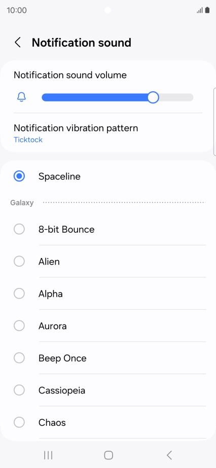 Press the required message tones to hear them.