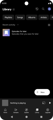 Press the drop down list.
