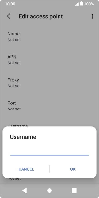 Key in wap and press OK.