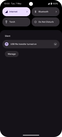 Press the drop down list.