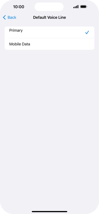 Press the required price plan. Press the required price plan.