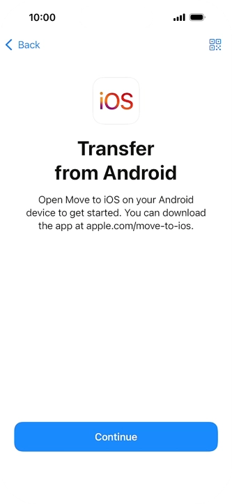 To transfer content to your phone, you need to install the app 