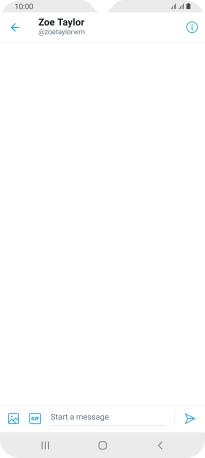 Press the text input field.