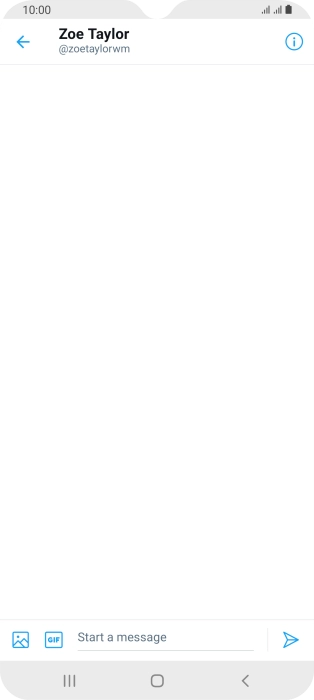 Press the text input field.