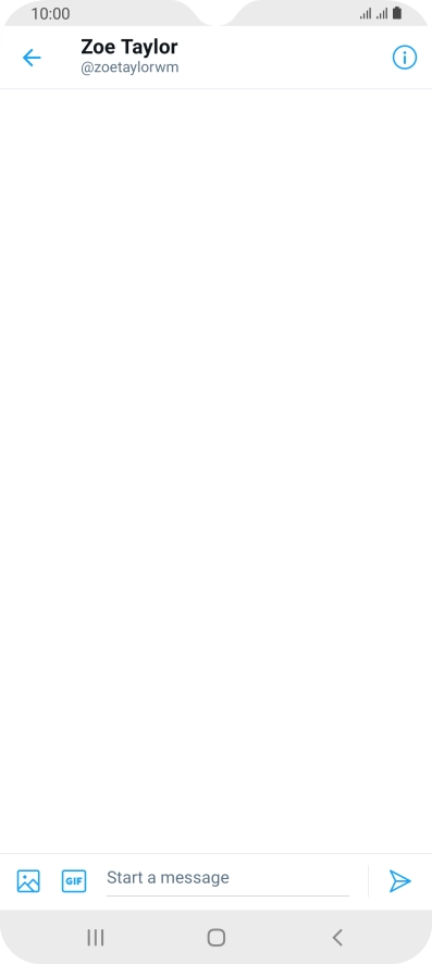 Press the text input field.
