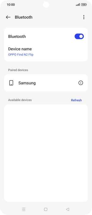 Press the Home key to return to the home screen.