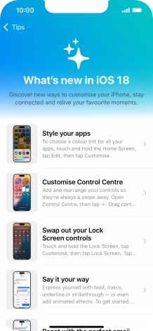 Slide your finger upwards starting from the bottom of the screen to return to the home screen.