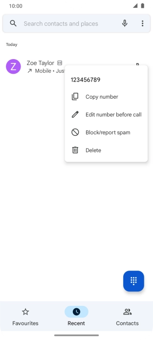 Press Block/report spam.