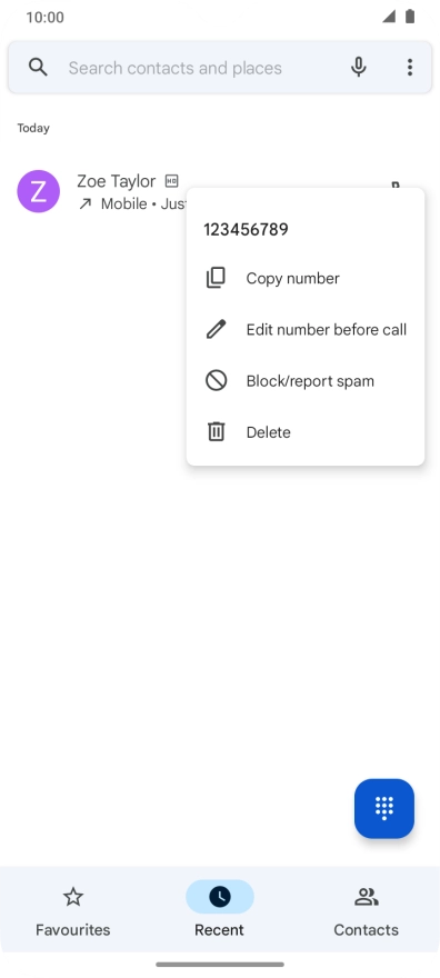 Press Block/report spam.
