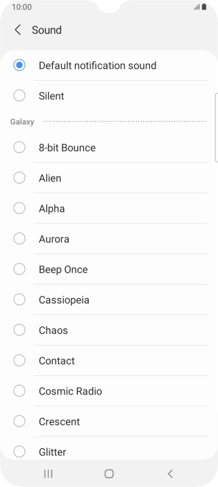 Press the required message tones to hear them.