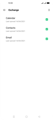 Press the menu icon.